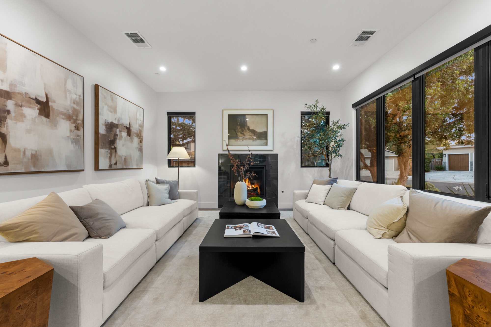 Living room, 431 Casita Ct, Los Altos