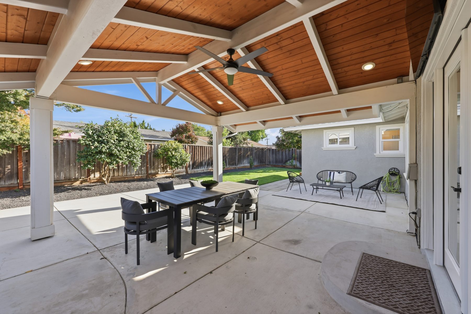 Covered patio